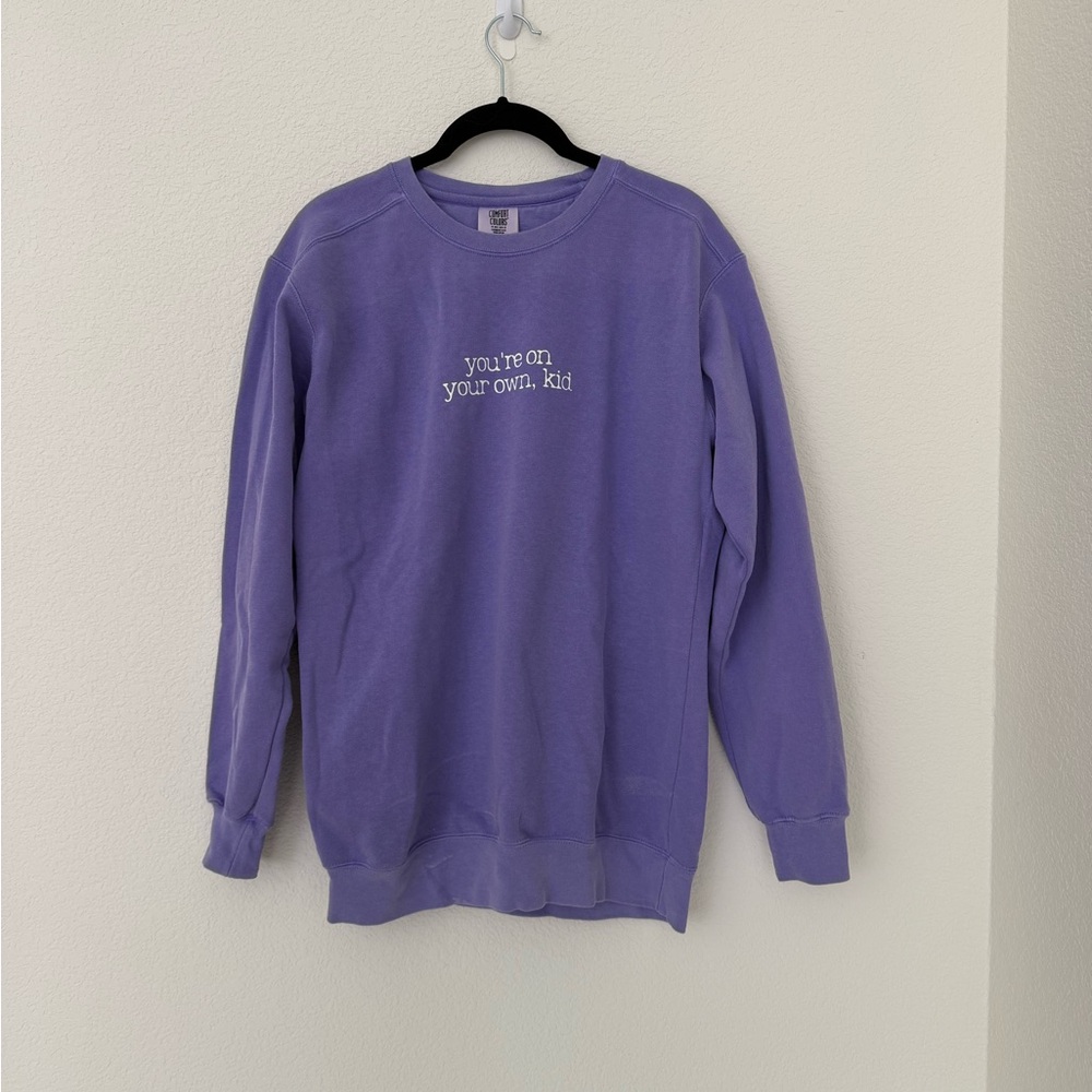 NWOT Taylor Swift You’re On Your Own Kid Lavender Sweatshirt